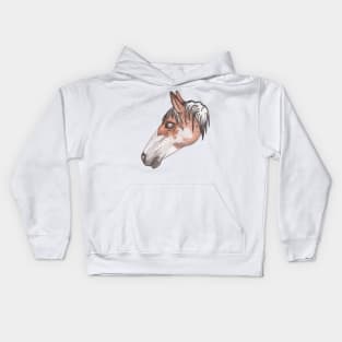 Brown Horse Kids Hoodie